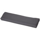 Lettino Prendisole a Dondolo 200x130x52 cm in Acciaio con Cuscino  Grigio