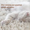 Cuccia in PVC Effetto Rattanper Gatti 66x48x39 cm con Cuscino  Corda