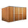 Gartenkastenhaus aus Stahlblech Werkzeughalter 345x186x192 cm Enaudi Legno