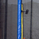 Trampolino Elastico Ø366 cm con Rete di Sicurezza e Canestro Basket  NBA