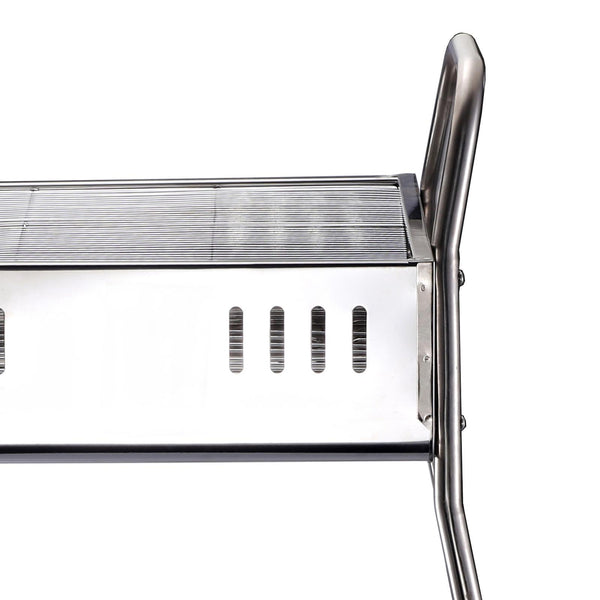 Holzkohlegrill Holzkohle Stahl Tragbar 63x44x80 cm Akela sconto