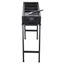 Barbecue a Carbone Carbonella in Metallo Portatile 103x31x84 cm  Ridge