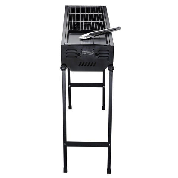 sconto Tragbarer Holzkohle-Metallgrill 103 x 31 x 84 cm Ridge