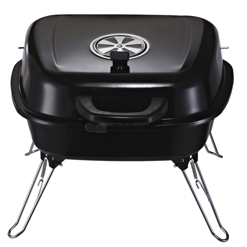 Barbecue a Carbone Carbonella Portatile da Tavolo 45x42x33,5 cm  Tiny
