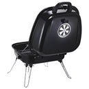 Barbecue a Carbone Carbonella Portatile da Tavolo 45x42x33,5 cm  Tiny
