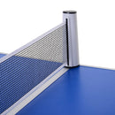 Tavolo Pieghevole da Campeggio 160x80x70 cm con Rete da Ping Pong  Blu