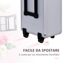 Trolley per Estetista Make Up Trucchi in Alluminio 35,5x23x63,5 cm  Glam