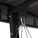 Dondolo 3 Posti da Giardino 200 x 115 x 168 cm  Sling Grigio