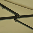 Ombrellone da Giardino Doppio Tetto 4,6x2,7 m  Roland Ecrù