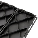 Set 9 Mattonelle a Incasto Effetto Legno 30x30x2 cm  Deck Nero