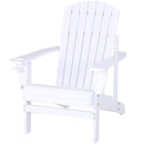 Sedia da Giardino in Legno 97x72,39x92,71 cm  Oklahoma Bianco