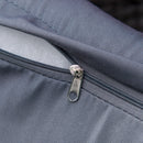 Set da Giardino Divano 2 Poltrone 1 Tavolino  Fergus Marrone