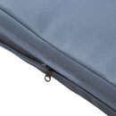 Set da Giardino Divano 2 Poltrone 1 Tavolino in Acciaio  WDC Nero