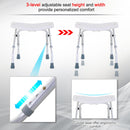 Sedia da Doccia Antiscivolo Altezza Regolabile 3 Livelli  Mini-Comfy