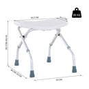 Sedia da Doccia Antiscivolo Altezza Regolabile 3 Livelli  Mini-Comfy