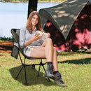 Sedia da Campeggio Pieghevole con Sacca da Viaggio 58x49x64 cm  TravP Verde