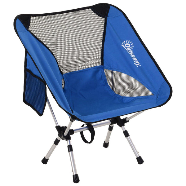 sconto Klappbarer Campingstuhl mit Reisetasche 58x49x64 cm TravP Blau