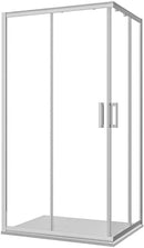 Box Doccia Angolare 75x100 cm in Cristallo Trasparente 6mm H185 Rizzetti Rome