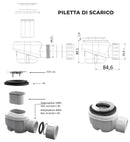 Piatto Doccia in Pietra Bonussi Manila Nero Varie Misure