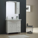 Mobile Bagno con Lavabo Specchio e Pensile Rizzetti Berlin Bianco Varie Misure