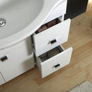 Mobile Bagno con Lavabo Specchio e Pensile Rizzetti Berlin Bianco Varie Misure