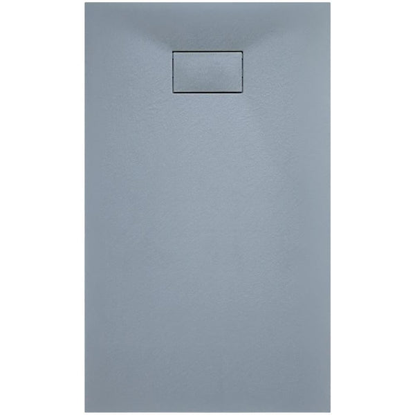 sconto Duschwanne Rizzetti Muse mit Steineffekt, Schiefergrau, verschiedene Größen