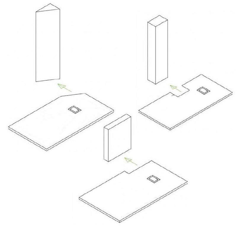 Piatto Doccia Effetto Pietra Rizzetti Muse Ardesia Marrone Varie Misure