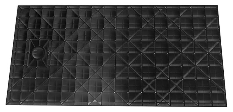 Piatto Doccia Effetto Pietra Rizzetti Muse Ardesia Nero Varie Misure