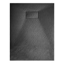 Piatto Doccia 90x90 cm Effetto Pietra Rizzetti Muse Ardesia Nero