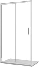 Porta Doccia 130 cm in Cristallo Trasparente 6mm H185 Rizzetti Jay