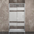 Porta Doccia 110 cm in Cristallo Serigrafato 6mm H185 Rizzetti Vertex