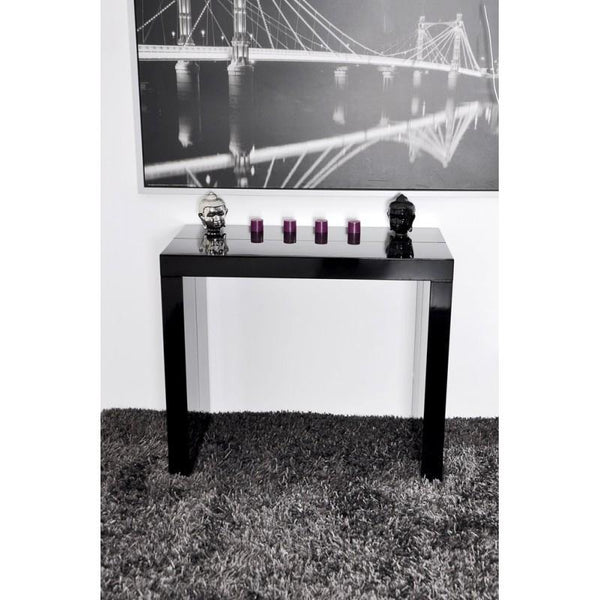 Ausziehbare Konsole H75x95x45/300 Rizzetti Majestic Glossy Black sconto