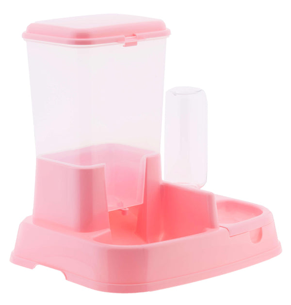 Rizzetti Mypet Pink Automatischer Tierfutterspender mit Trinknapf sconto