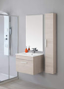 Mobile Bagno Sospeso 60 cm Lavabo con Colonna Rizzetti Real Rovere