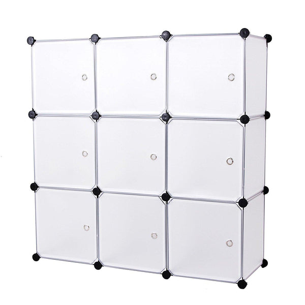 acquista Modularer Kleiderschrank 9 Würfel Rizzetti Cube Weiß