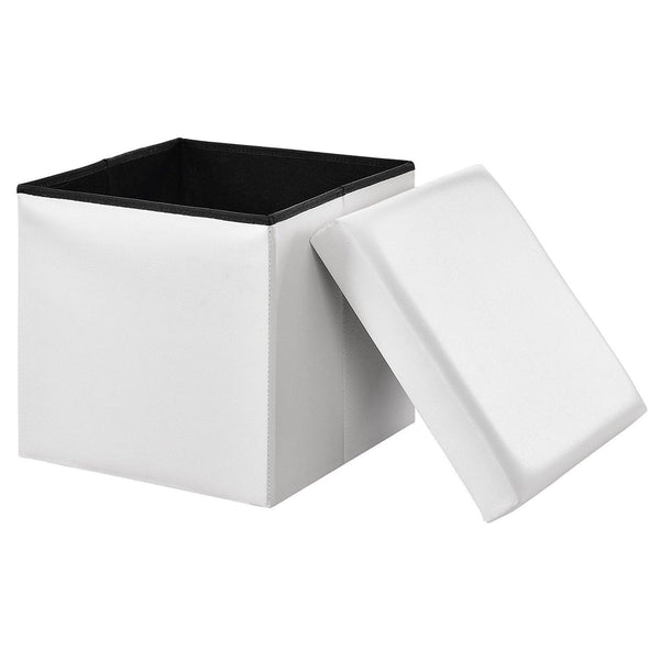 sconto Pouf Aufbewahrungsbank mit Deckel Rizzetti James White