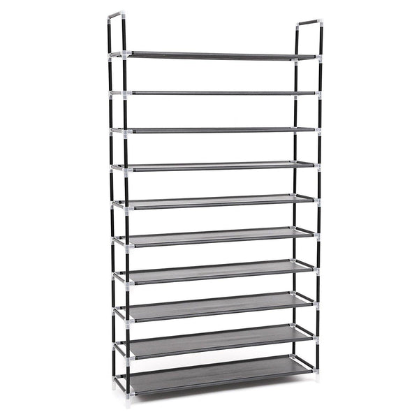 Platzsparendes Schuhregal aus Metall und TNT 10 Rizzetti Myshoes 10 schwarze Regale prezzo