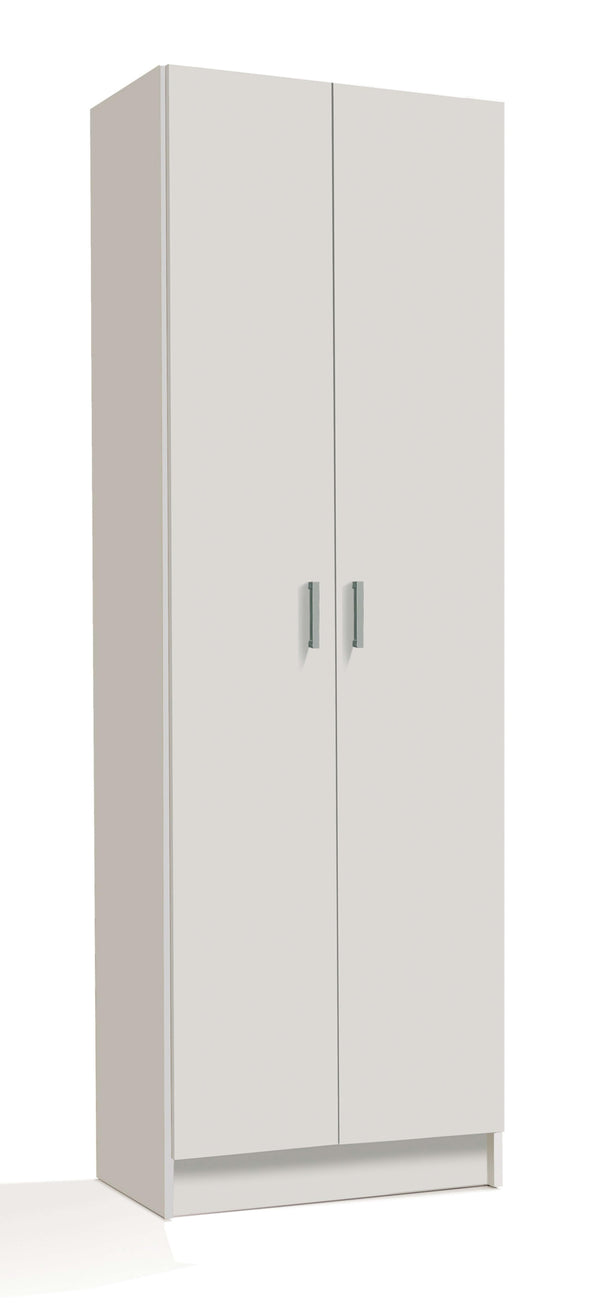 Mehrzweckschrank 1 Säule mit Rizzetti-Regalen aus weißem Beton sconto