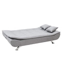 Divano Letto 3 Posti in Tessuto Rizzetti Alpha Grigio 