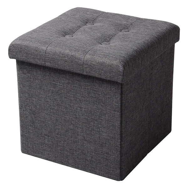 Sitzpuff mit Deckel aus Stoff Rizzetti Wing Grey online
