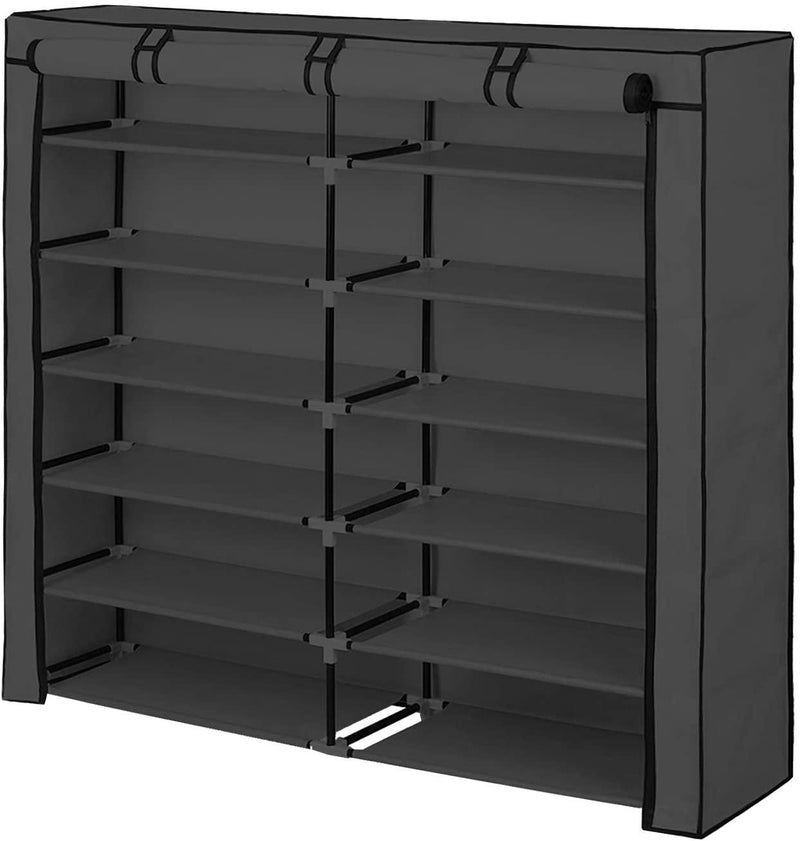 Scarpiera Salvaspazio in Acciaio Tessuto TNT Rizzetti Crome Grey Grigio