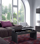 Tavolino Trasformabile 100x50x43/52 cm Rizzetti Superior Grigio Cenere