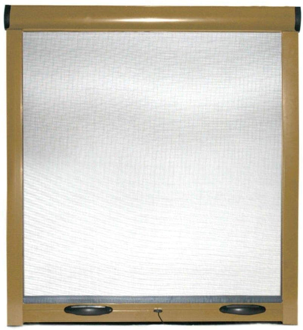 Roll-Moskitonetz für Fenster Rizzetti Jupiter Gold, verschiedene Größen sconto