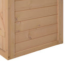 Casetta Box da Giardino in Legno di Abete 75x56x115 cm 