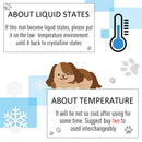 Tappetino Refrigerante per Cani 90x45 cm con Sistema Auto-Raffreddamento  Blu