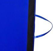 Tappetino Fitness Pieghevole 245x115x5 cm in EPE e Similpelle  Blu