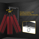 Supporto per Sacco da Boxe 40x63x81 cm da Parete Max 100 kg  Nero