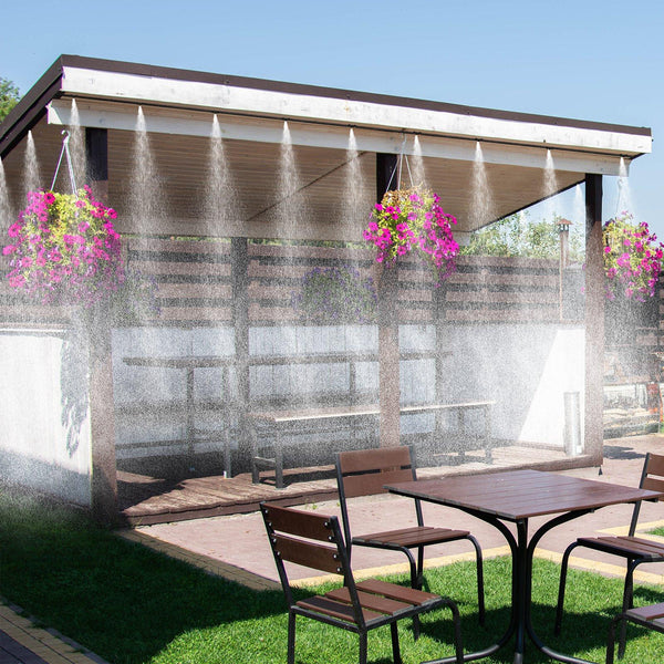 sconto Outdoor Water Misting Kit 9m 11 Messingdüsen