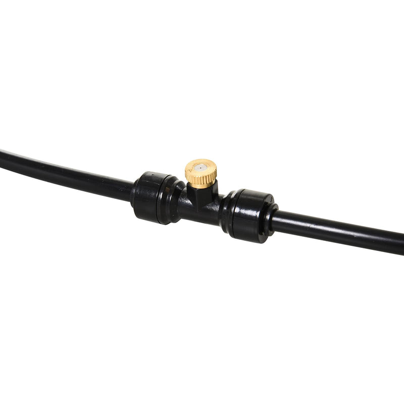 Kit Nebulizzazione Acqua da Esterno 9m 11 Ugelli in Ottone 