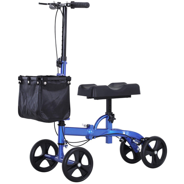 Faltbarer Knieläufer 4 Räder Blau online